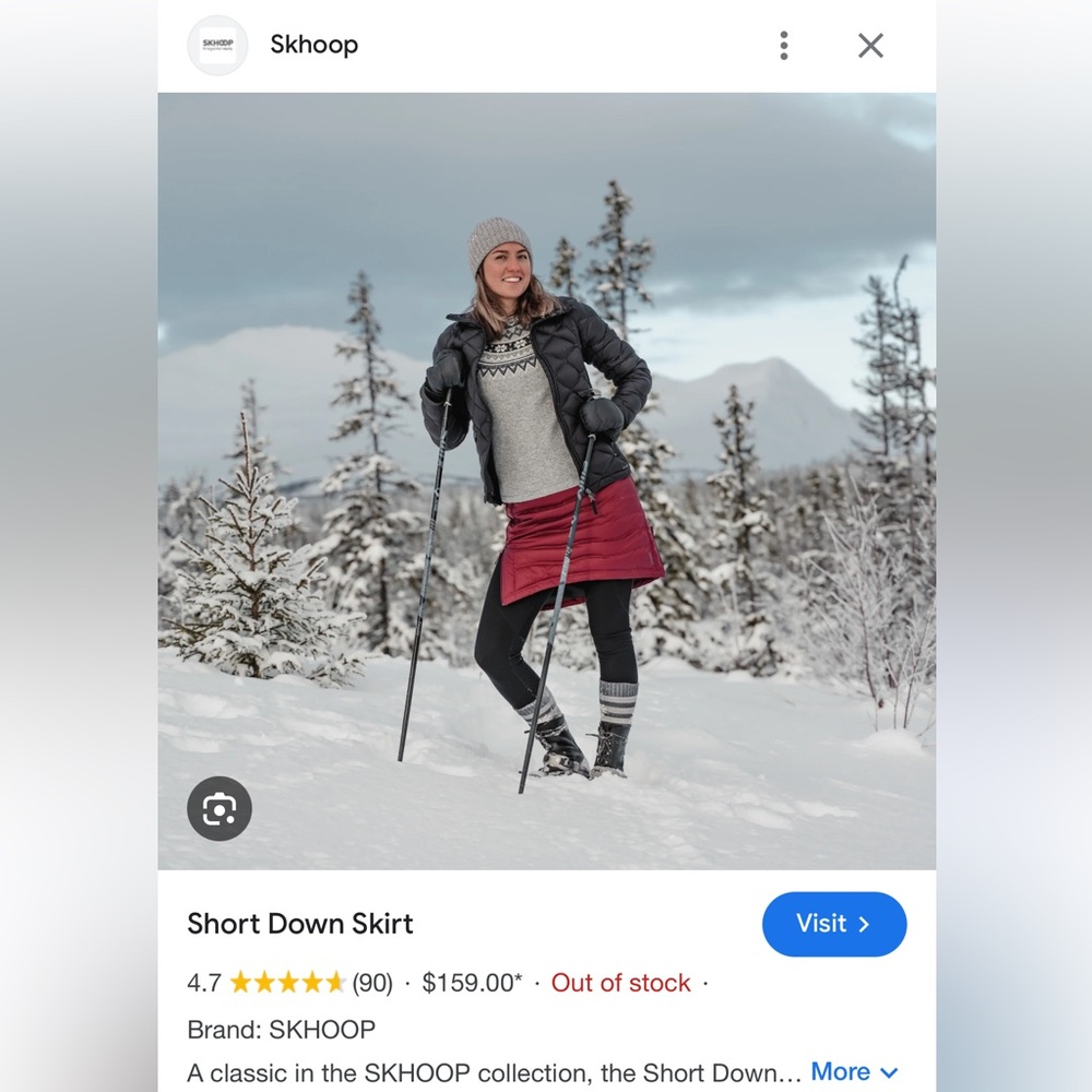 SKHOOP Short Down Skirt